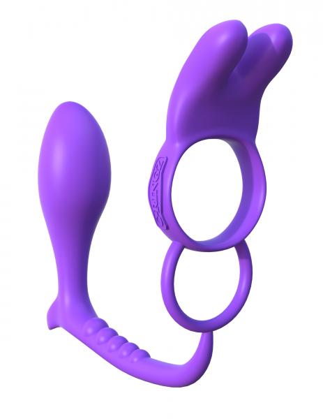 Fantasy C Ringz Ass Gasm Vibrating Rabbit Purple