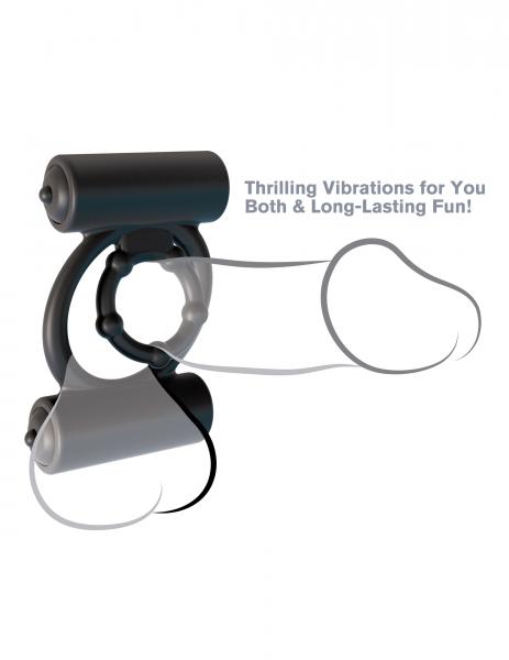 Fantasy C Ringz Extreme Double Trouble Black Ring