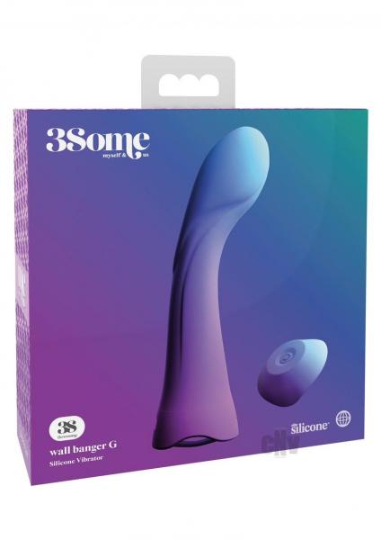 3 Some Wall Banger G G Spot Vibrator Purple