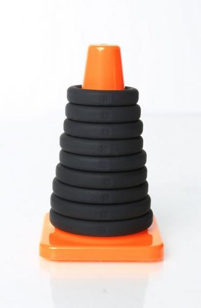 Play Zone Kit Black 9 Rings And Storage Cone