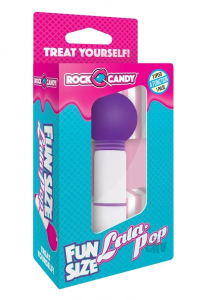 Rock Candy Fun Size Lala Pop Purple Mini Body Massager