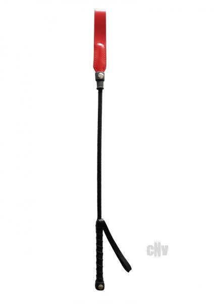 Short Riding Crop Slim Tip (20") Red