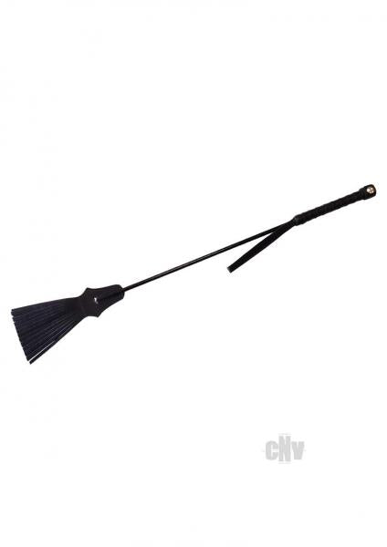 Rouge Tassel Riding Crop Black