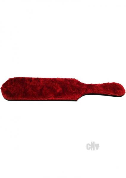 Rouge Paddle With Fur Red Black