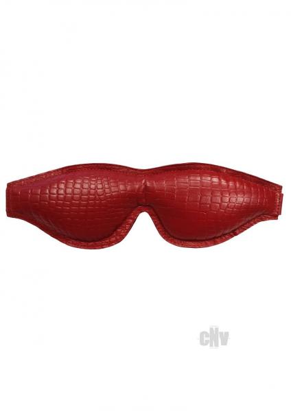 Rouge Anaconda Padded Blindfold Burg/Blk