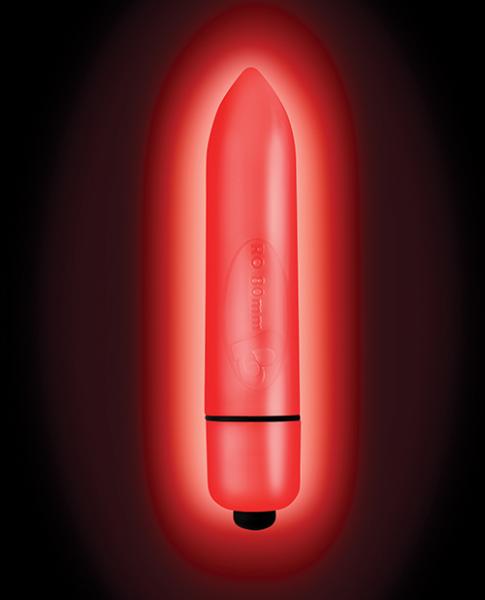 Neon Nights Glow In The Dark Red Quasar Bullet Vibrator
