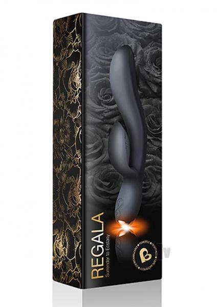 Rocks Off Regala Rabbit Vibrator Black