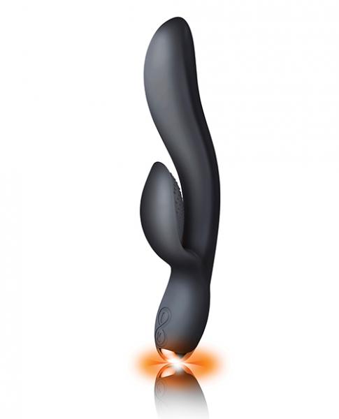 Rocks Off Regala Rabbit Vibrator Black