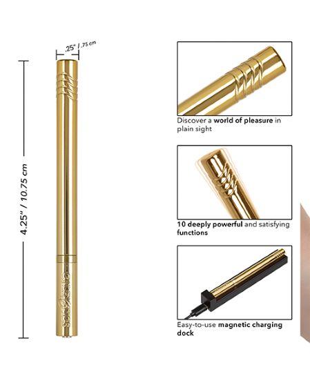 Hidden Pleasures Bullet Vibrator Gold