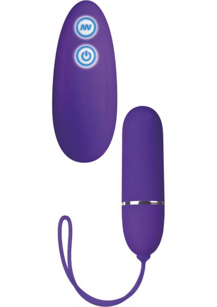 Posh 7 Function Lovers Remote Bullet Vibrator Purple