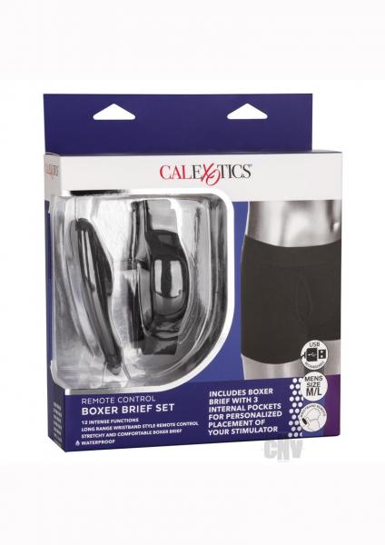 Remote Control Lace Panty Set M/L Black