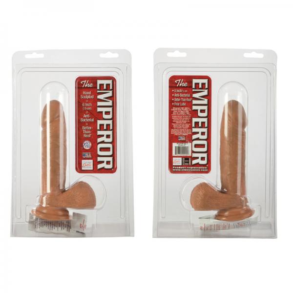 Emperor 6 Inches Dildo Brown