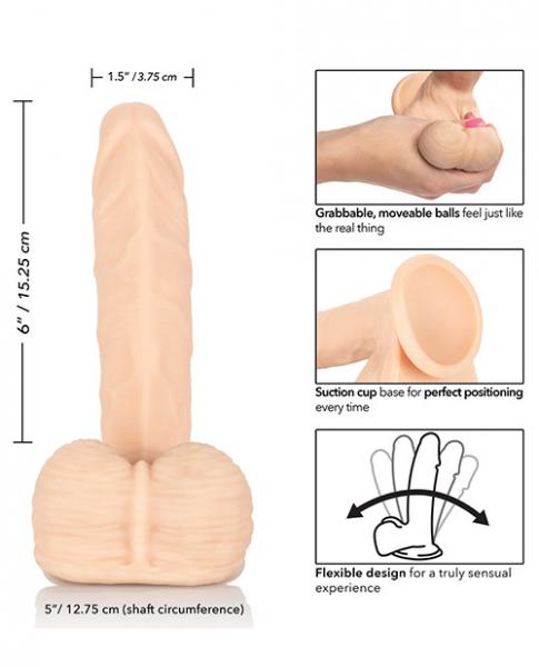 Emperor Ballsy Beige Realistic Dildo
