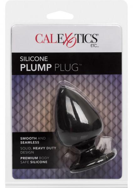 Silicone Plump Plug Black