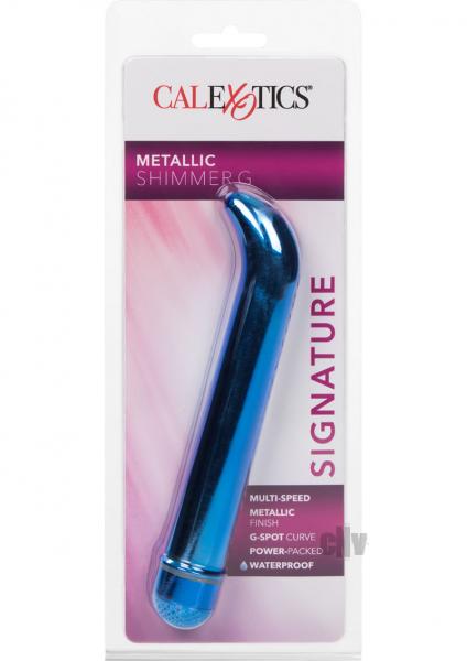 Metallic Shimmer G Blue Vibrator