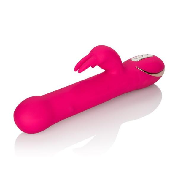 Jack Rabbit Silicone Beaded Rabbit Vibrator Pink