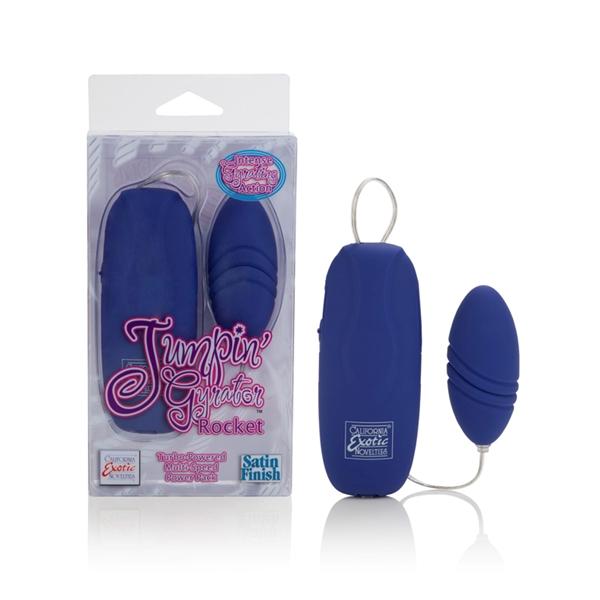 Jumpin Gyrator Rocket Blue Egg Vibrator