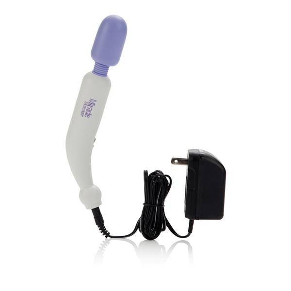 My Mini Miracle Massager Electric 2 Speed 120 Volt 8" White/Purple