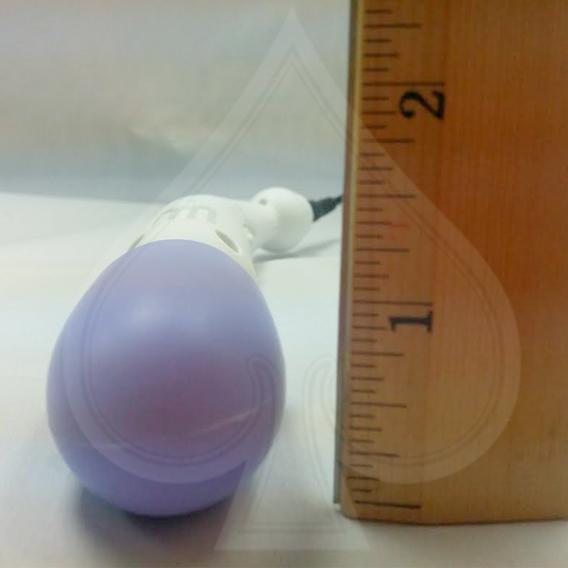 My Mini Miracle Massager Electric 2 Speed 120 Volt 8" White/Purple