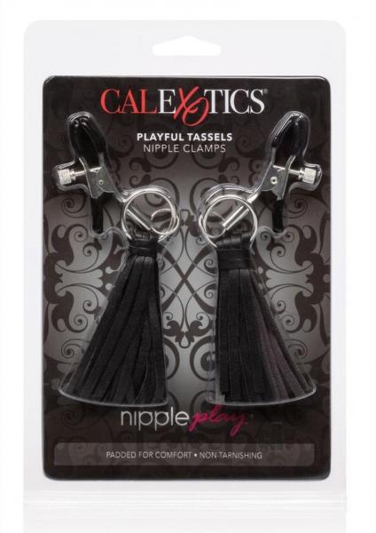 Nipple Play Playful Tassels Nipple Clamps Black