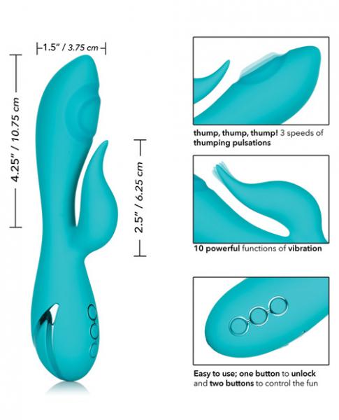 California Dreaming Santa Monica Starlet Blue Vibrator