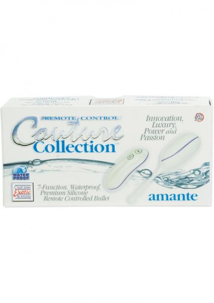 Couture Collection Amante 7 Function Remote Control Bullet White