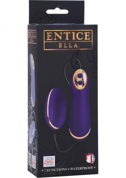 Entice Ella Remote Control Bullet Waterproof Purple