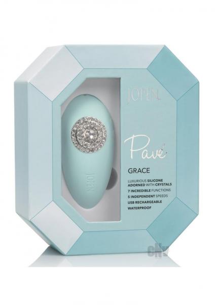 Pave Grace Green Mini Palm Sized Massager