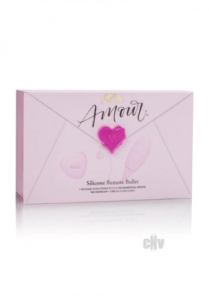 Amour Remote Bullet Vibrator Pink