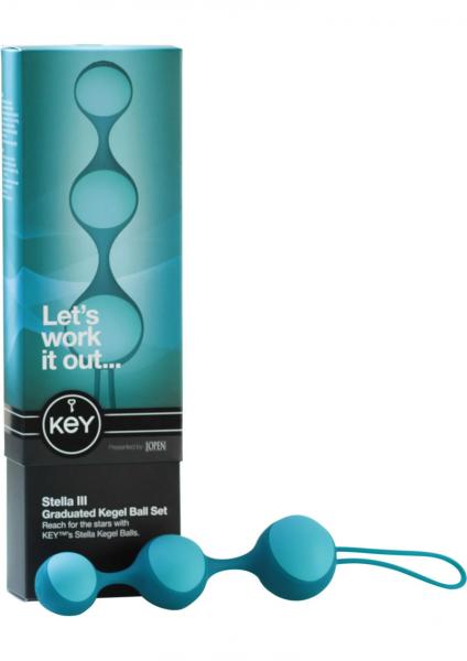 Stella Iii Graduated Kegel Ball Set Silicone Blue