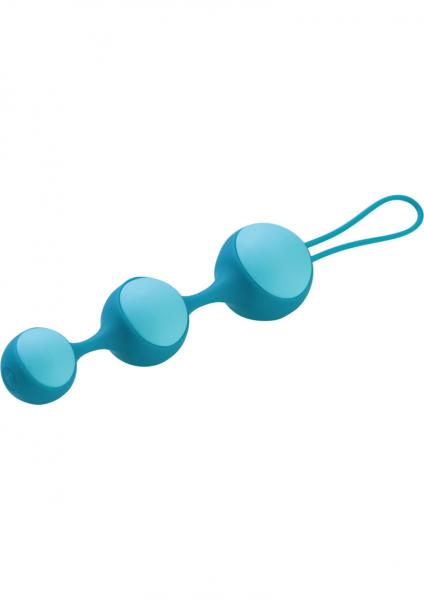 Stella Iii Graduated Kegel Ball Set Silicone Blue