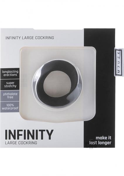 Infinity Large Cock Ring Black