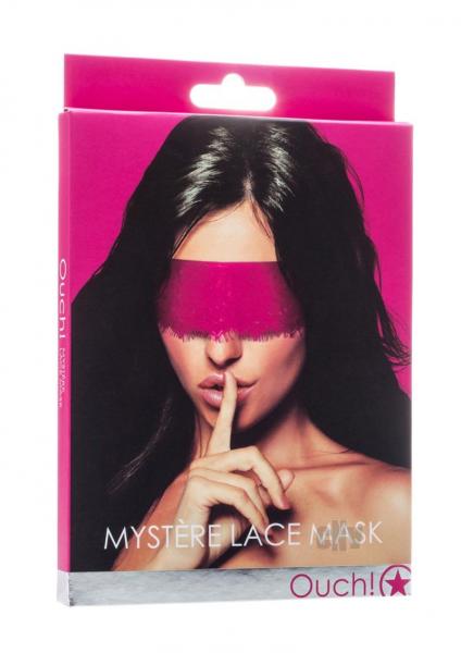 Ouch Mystere Lace Mask Pink