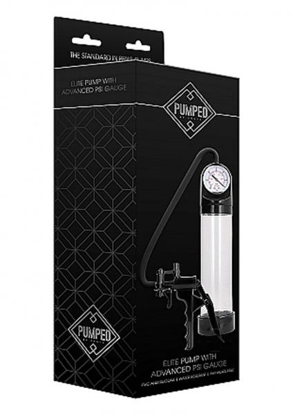 Pumped Elite Pump Advanced Psi Gauge Transparent Clear