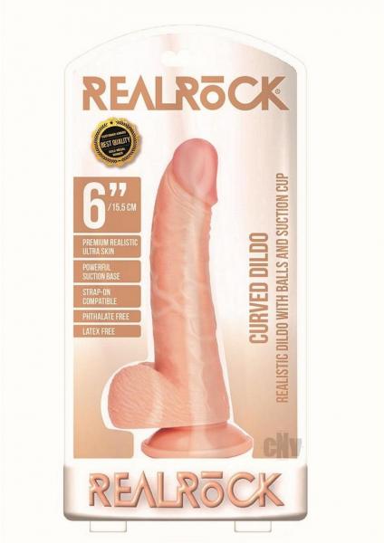 Realrock Curved W/Balls 6 Vanilla