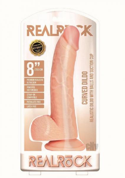 Realrock Curved W/Balls 8 Vanilla