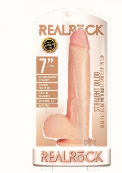 Realrock Straight W/Balls 7 Vanilla