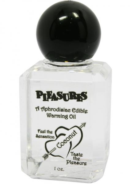 Pleasures Aphrodisiac Edible Warming Oil Coconut 1oz