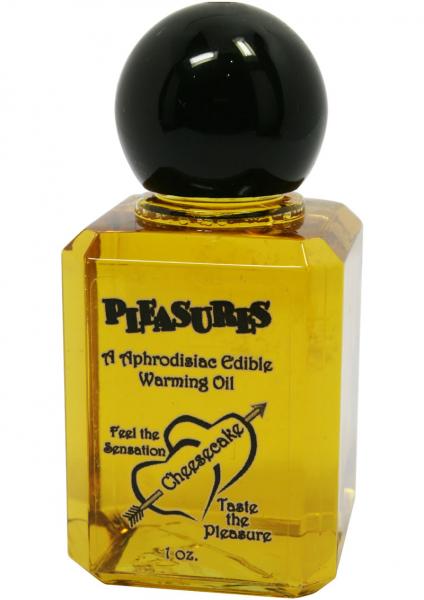 Pleasures Aphrodisiac Edible Warming Oil Cheesecake 1oz