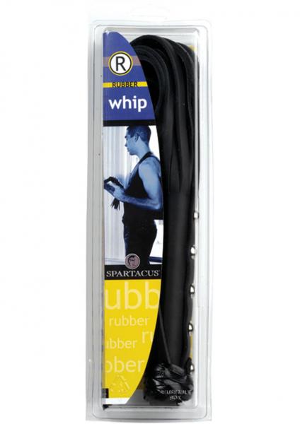 Rubberline Strap Whip 20 Inch Black
