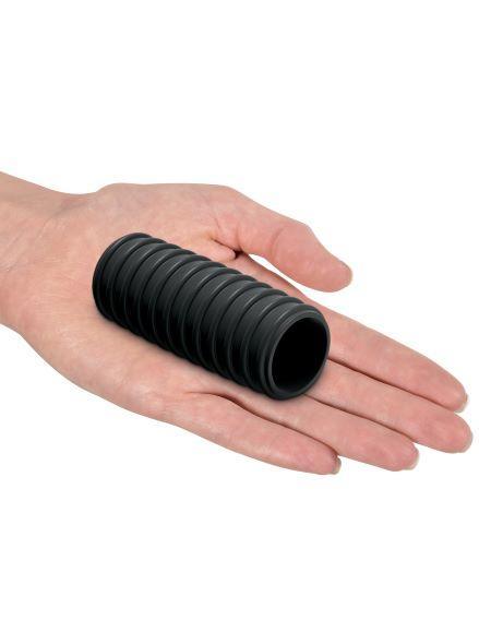 Sir Richard's Control Ribbed Erection Enhancer Black Sleeve