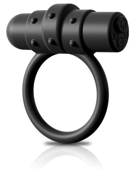 Sir Richard's Control Vibrating C Ring Silicone Black