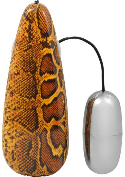 Primal Instincts Vibrating Egg Snake Print