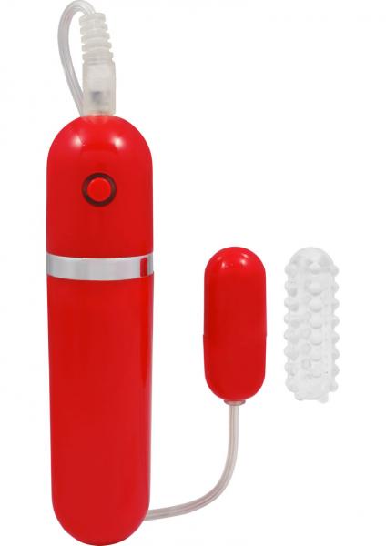 Ahhh 10 Function Bullet Vibe Red