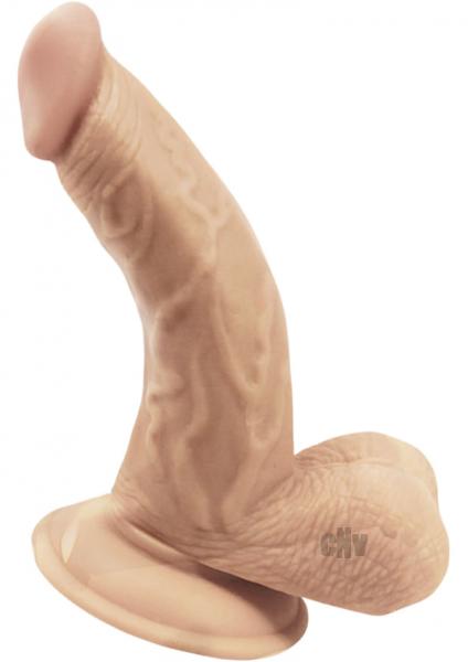 Skinsations Curve Ball Realistic Dong 7 Inches
