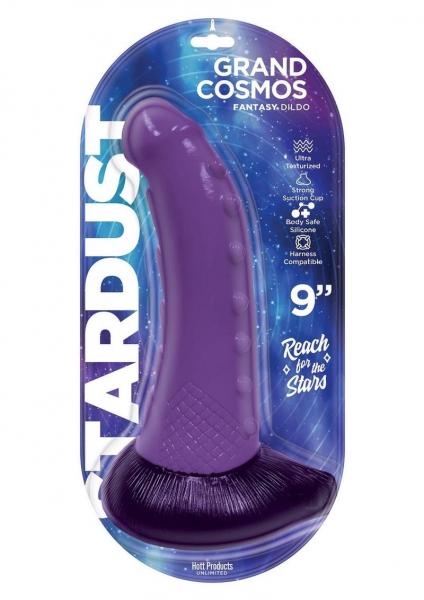 Stardust Grand Cosmos Silicone Dildo 9in Purple