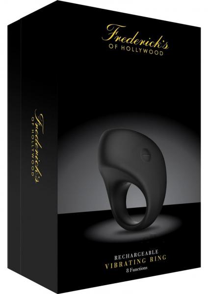 Frederick's Of Hollywood Rechargeable Vibrating Ring Black