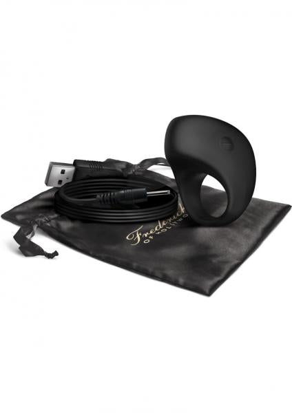 Frederick's Of Hollywood Rechargeable Vibrating Ring Black