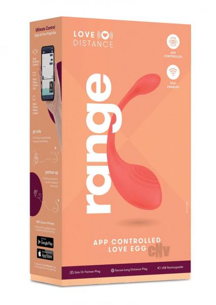 Love Distance Range App Controlled Love Egg Coral