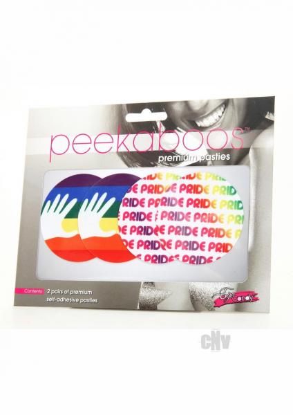 Peekaboo Pride Circles Rainbow